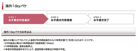 海外1dayパケ 各種お申込 お手続き My docomo マイドコモ NTTドコモ