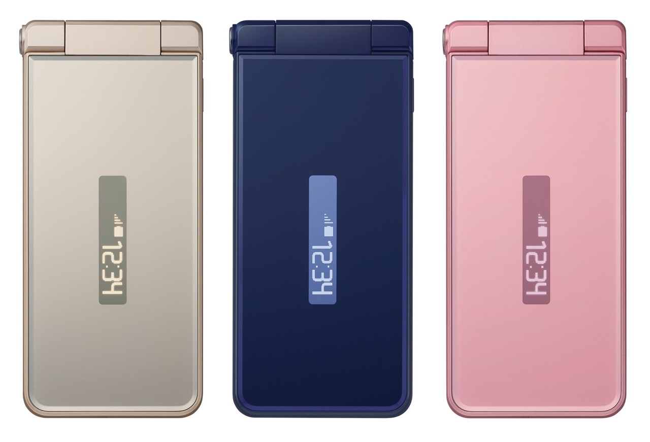 NTTドコモ、VoLTE対応折りたたみ型ケータイ「AQUOS ケータイ SH-01J