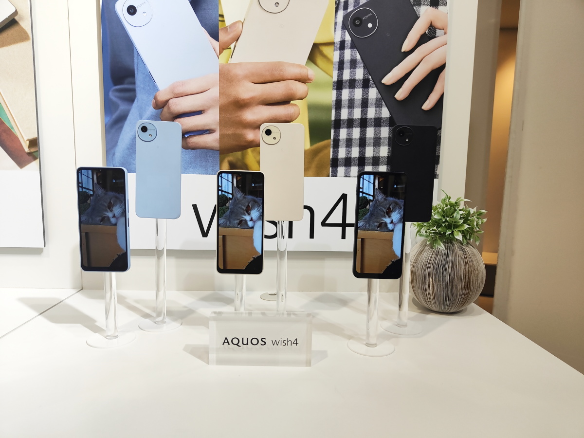 SIMフリー AQUOS wish4 A403SH Android15 SoftBank＆Y!mobile向けエントリースマホ「AQUOS wish4」にAndroid 15