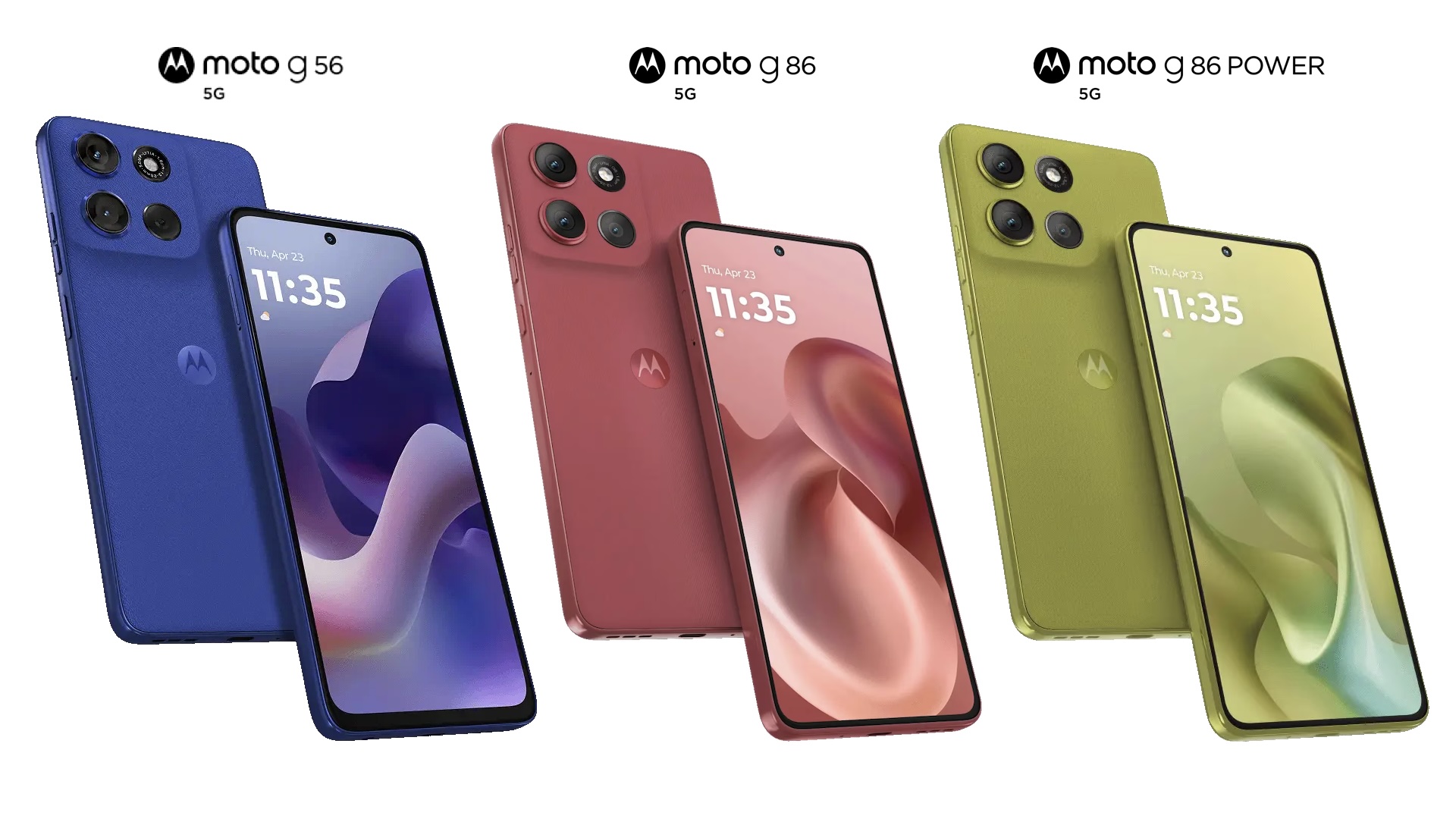 Motorola、高温高圧防水＆耐衝撃対応スマホ「moto g56 5G」や「moto