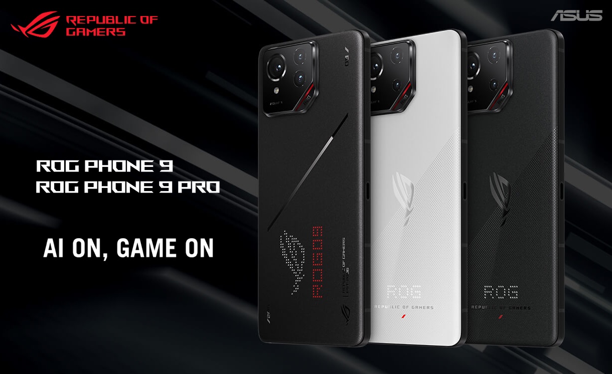 ASUS、新ゲーミングスマホ「ROG Phone 9」と「ROG Phone 9 Pro」を発表
