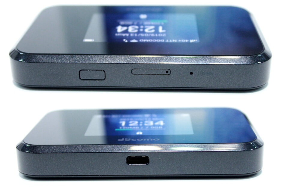 NTTドコモのモバイルWi-Fiルーター「Wi-Fi STATION SH-05L」を写真で