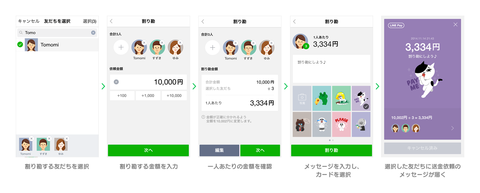 割り勘イメージ