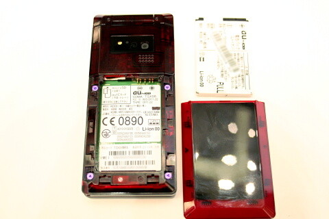 X-RAY　レッド　背面