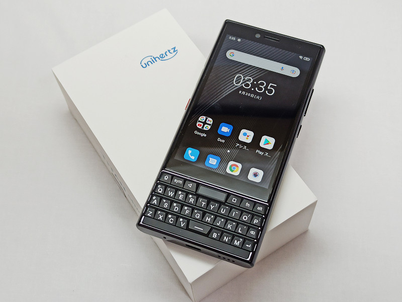 新品未開封 Unihertz Titan Slim QWERTY キーボード Unihertz、QWERTYキーボード付きスマホ「Titan Slim」 - PC Watch